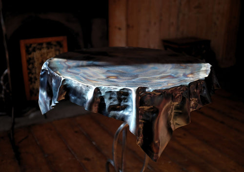 TROMPE L'OEIL TABLE AND CHAIR BY BARNABY LEWIS