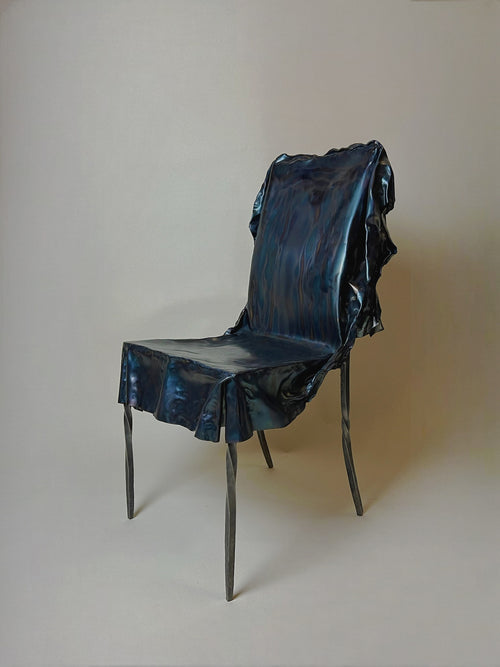 TROMPE L'OEIL TABLE AND CHAIR BY BARNABY LEWIS