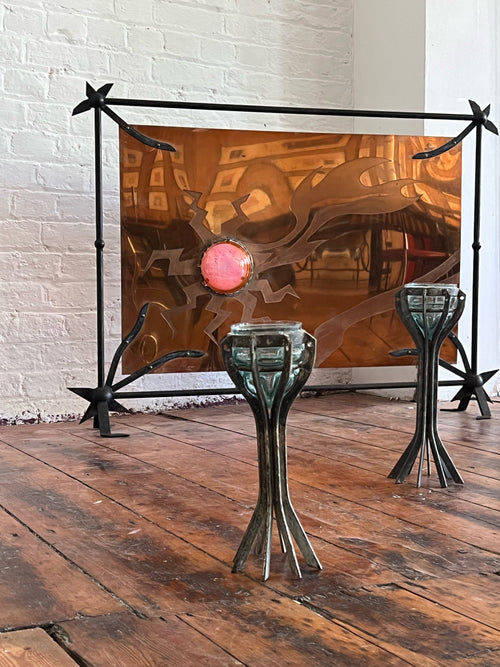 BLAZING COMET FIRE SCREEN