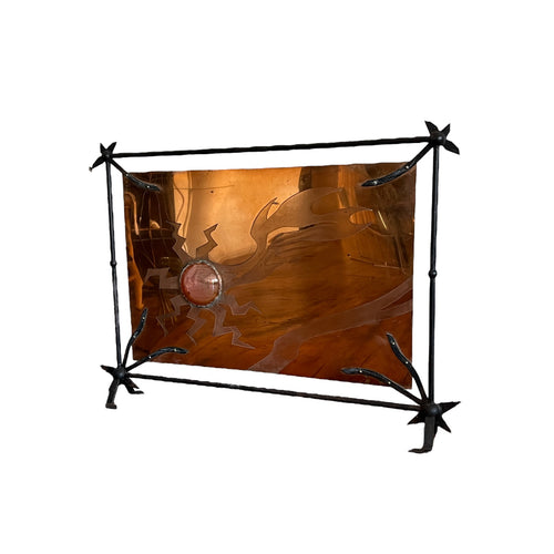 BLAZING COMET FIRE SCREEN