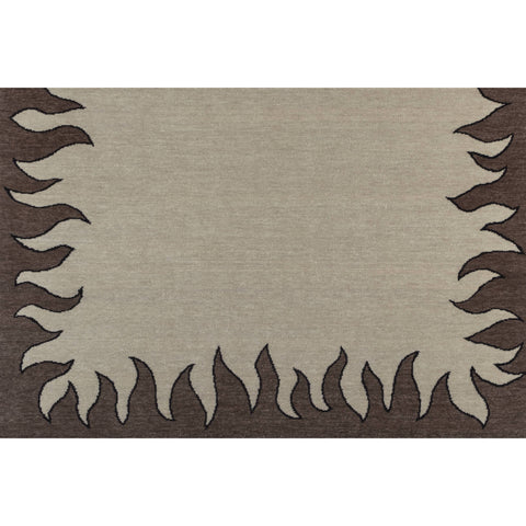 JERMAINE GALLACHER X VANDEHURD FIRE RUG IN LAVA