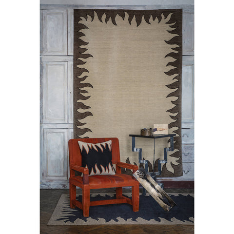 JERMAINE GALLACHER X VANDEHURD FIRE RUG IN LAVA