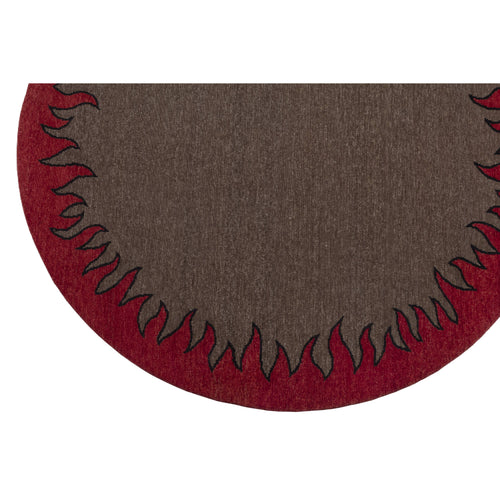 JERMAINE GALLACHER X VANDEHURD FIRE RUG IN RED JASPER