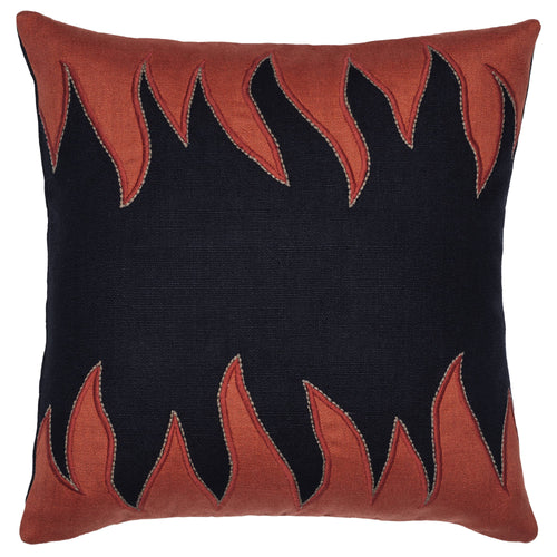 FLAME CUSHION IN CARNELIAN
