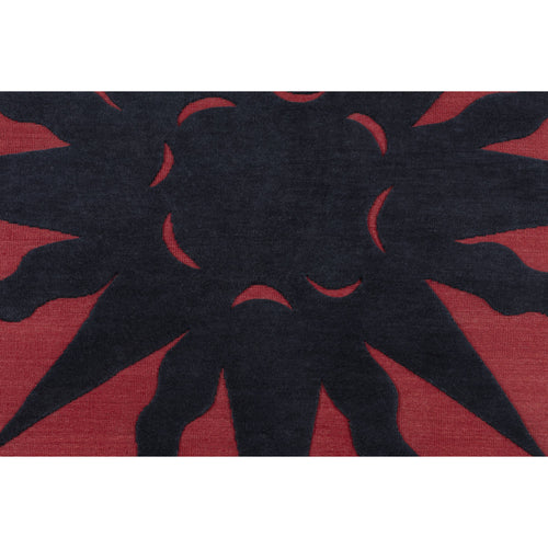 JERMAINE GALLACHER X VANDEHURD NIGHT AND DAY RUG IN OBSIDIAN