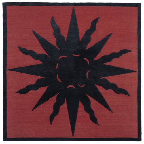 JERMAINE GALLACHER X VANDEHURD NIGHT AND DAY RUG IN OBSIDIAN