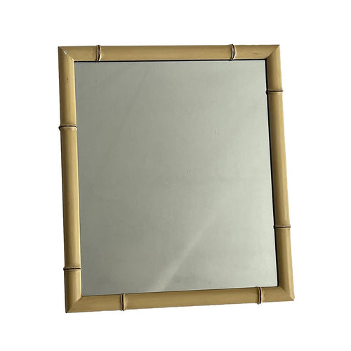 FAUX BAMBOO MIRROR
