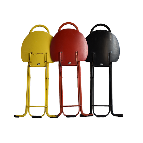 THREE DAFNE FOLDING CHAIRS