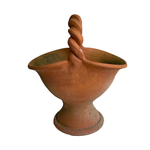 TERRACOTTA ROPE BASKET
