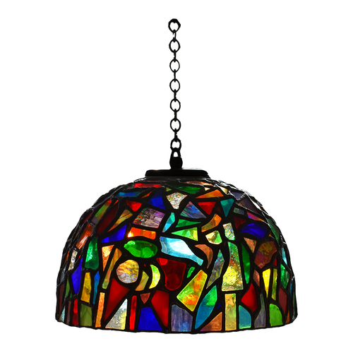 STAINED GLASS PENDANT