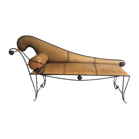 LEATHER CHAISE