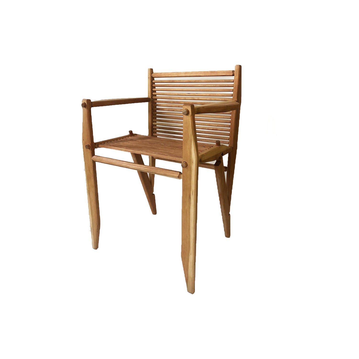 CHARLIE FROUD CHERRY WOOD CHAIRS