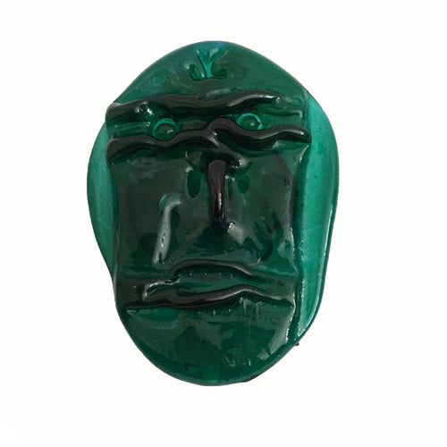 GREEN GLASS FACE
