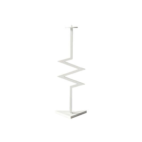 JERMAINE GALLACHER ZIG ZAG CANDLESTICK WHITE