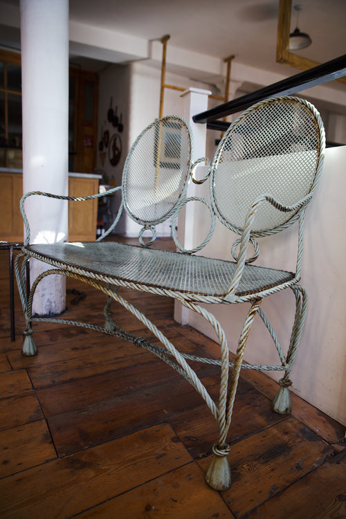 METAL ROPE LOVESEAT