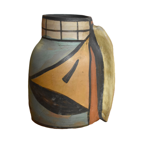 HAND PAINTED POT