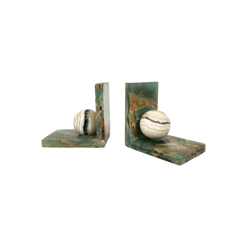 MARBLE BOKENDS