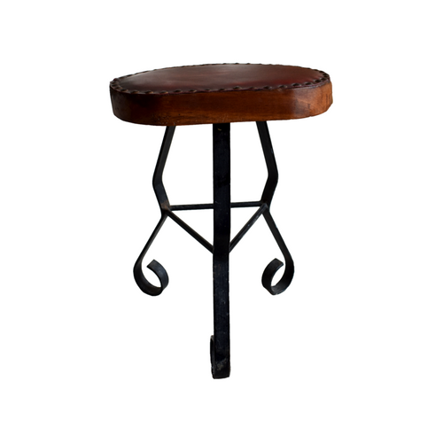 WROUGHT IRON STOOL