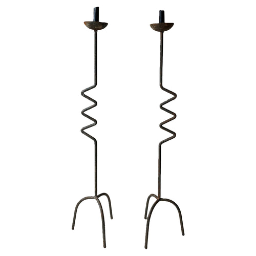 FLOOR STANDING CANDLESTICKS